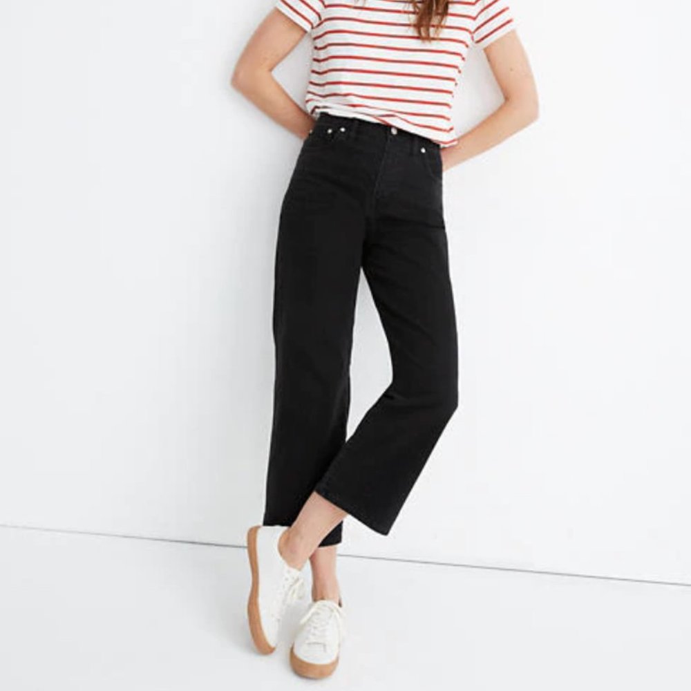Madewell - Slim Wide Leg Crop in Lunar